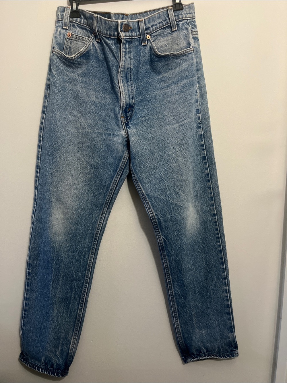 Vintage 90’s Levi's 505 Jeans Orange Tab Denim Made In USA Jeans Regular Fit
